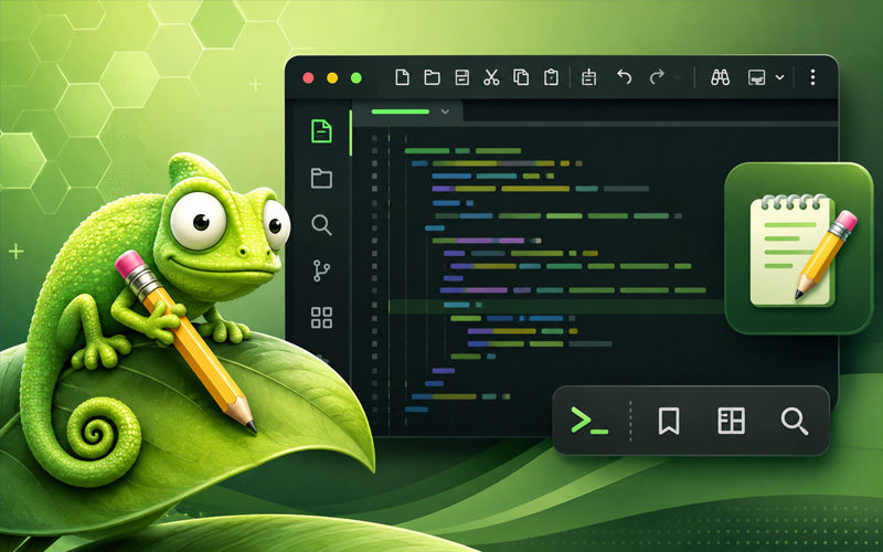 Notepad++ 编辑器界面预览